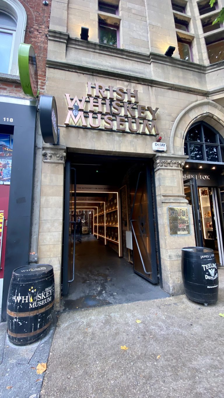 Irish whiskey Museum in Dublin Ierland