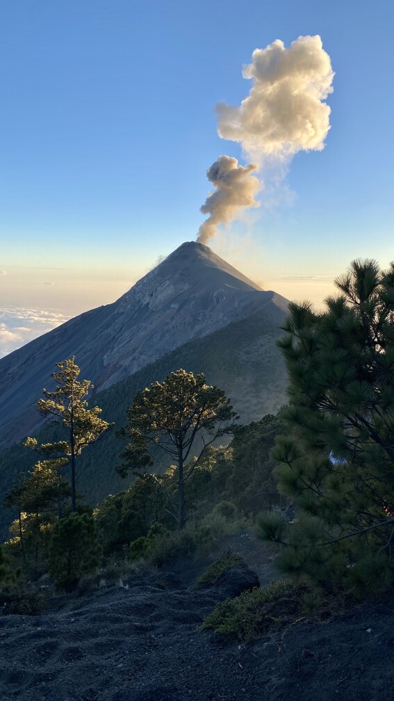 Guatemala Acatenango vulkaan
