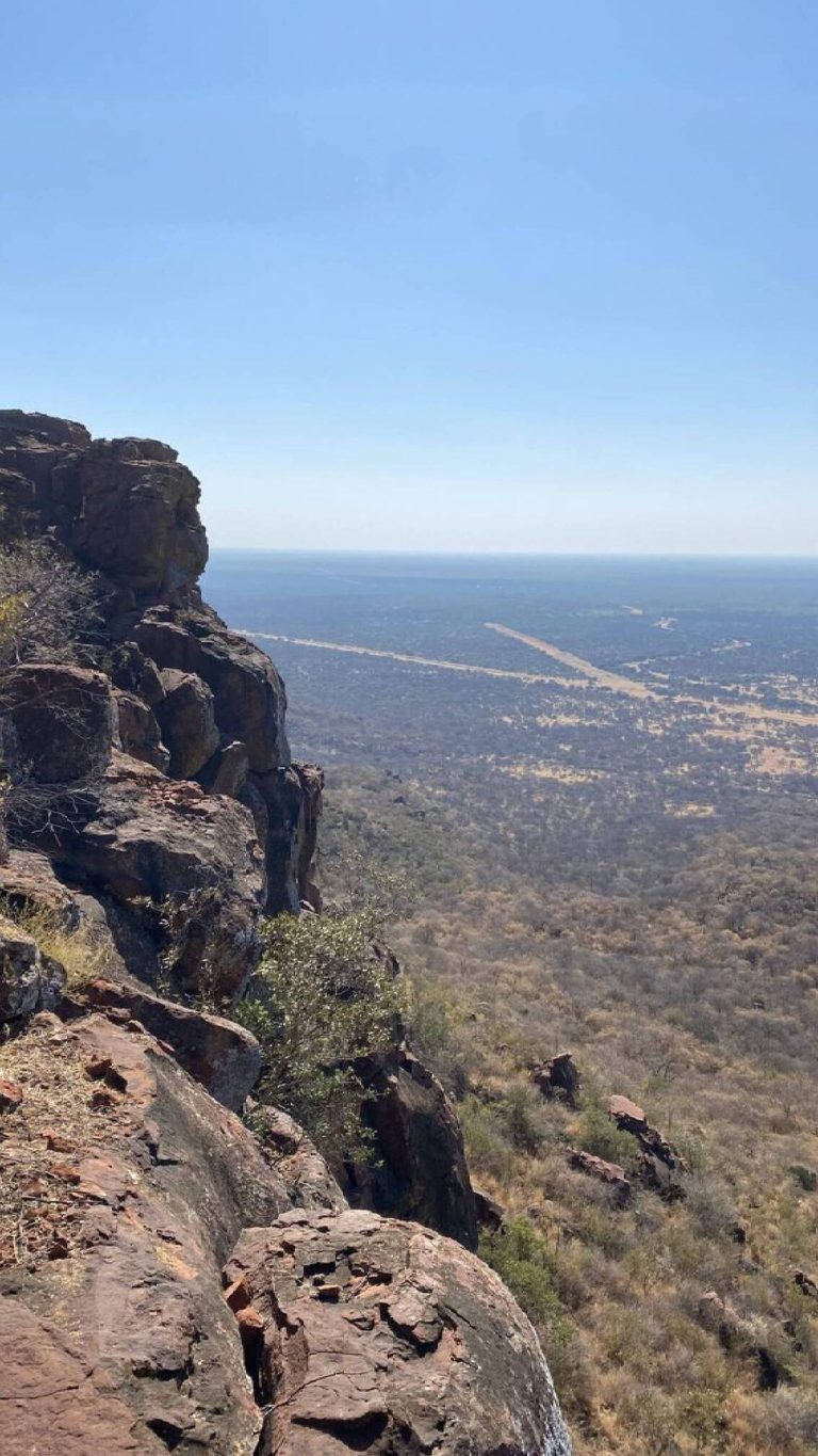 Uitzicht over Waterberg plateau National Park in Namibie