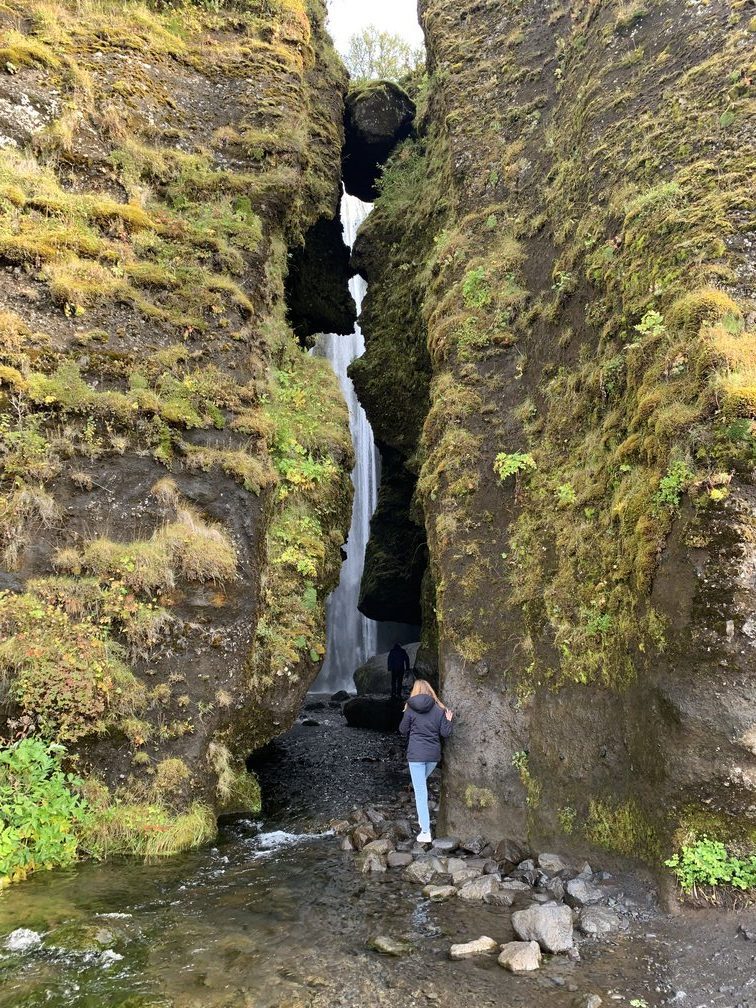 Gljufrabui waterval in Ijsland