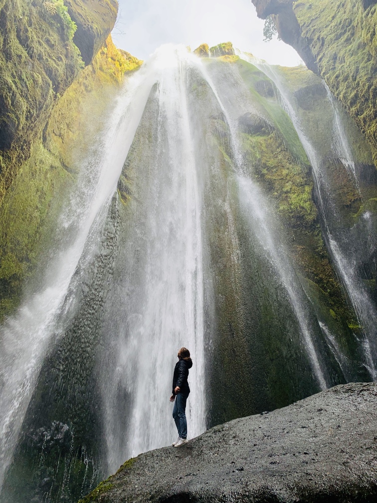 Gljufrabui waterval in Ijsland