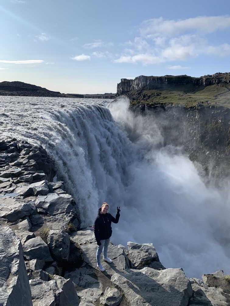Detifoss waterval in Ijsland