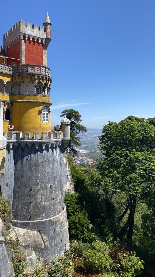Sintra kasteel in de buurt van Lissabon Portugal