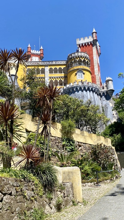 Sintra kasteel in de buurt van Lissabon Portugal