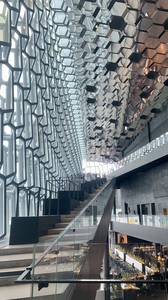 Inside Harpa Reykjavik