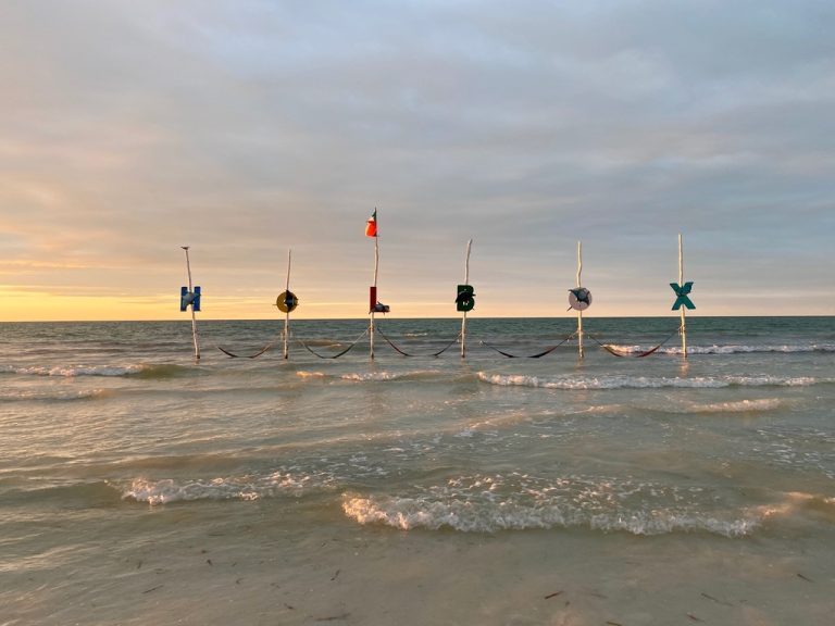 Isla holbox strand in Mexico