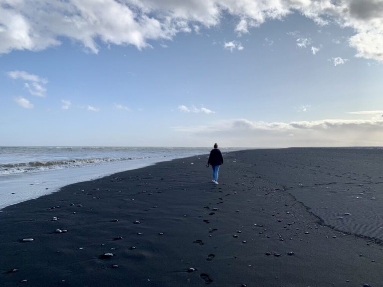 Jökulsárlón diamond beach in Ijsland
