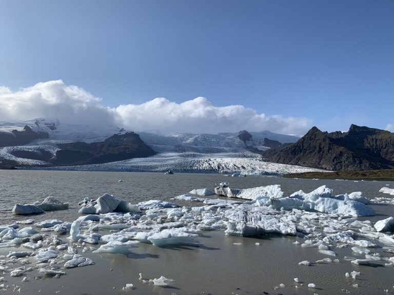 Jökulsárlón meer in Ijsland