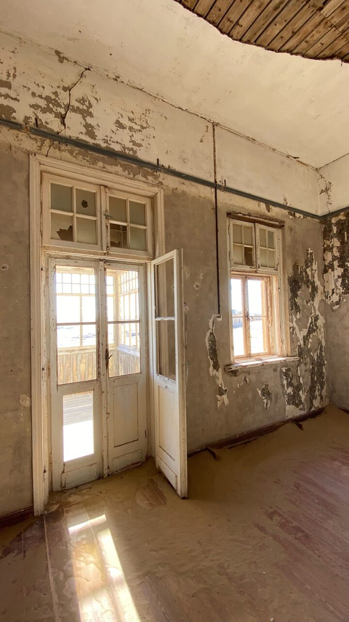 Kolmanskop de verlaten stad in Namibie