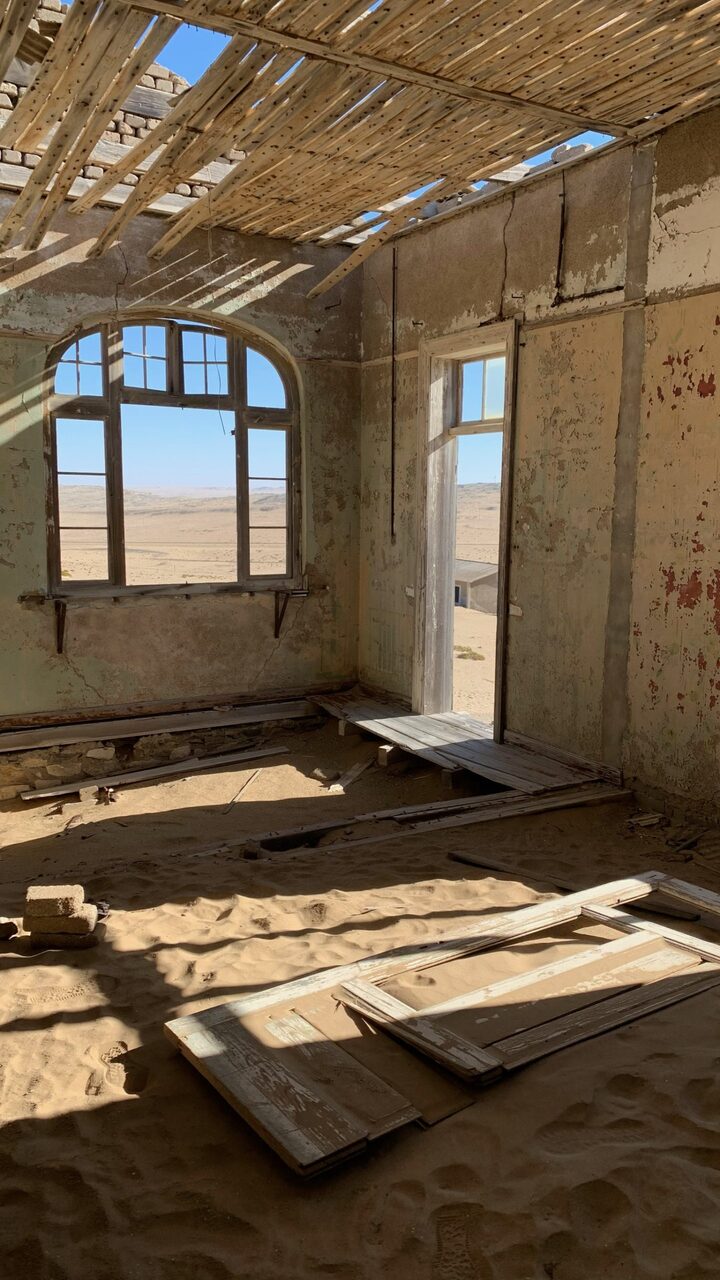 Kolmanskop de spookstad in Namibie
