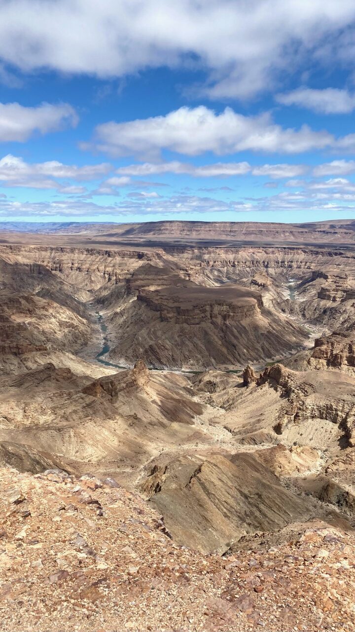 Fish river canyon uitzicht in Namibie