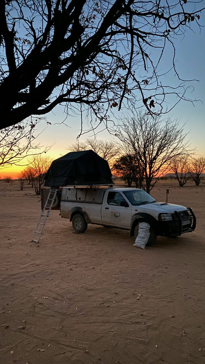 Sossusvlei camping madisa in Namibie