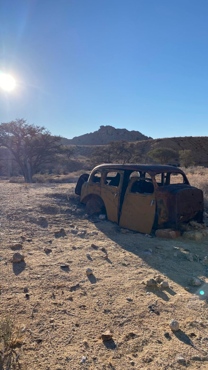 Klein aus vista woestijn camping