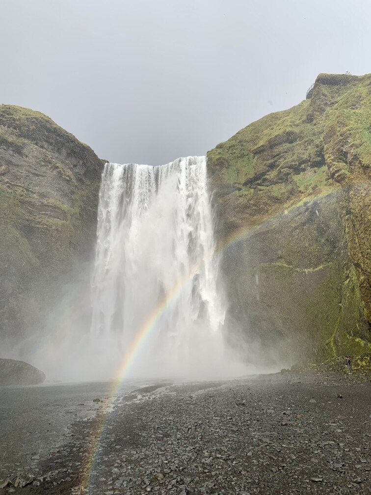 skogarfoss waterval in Ijsland