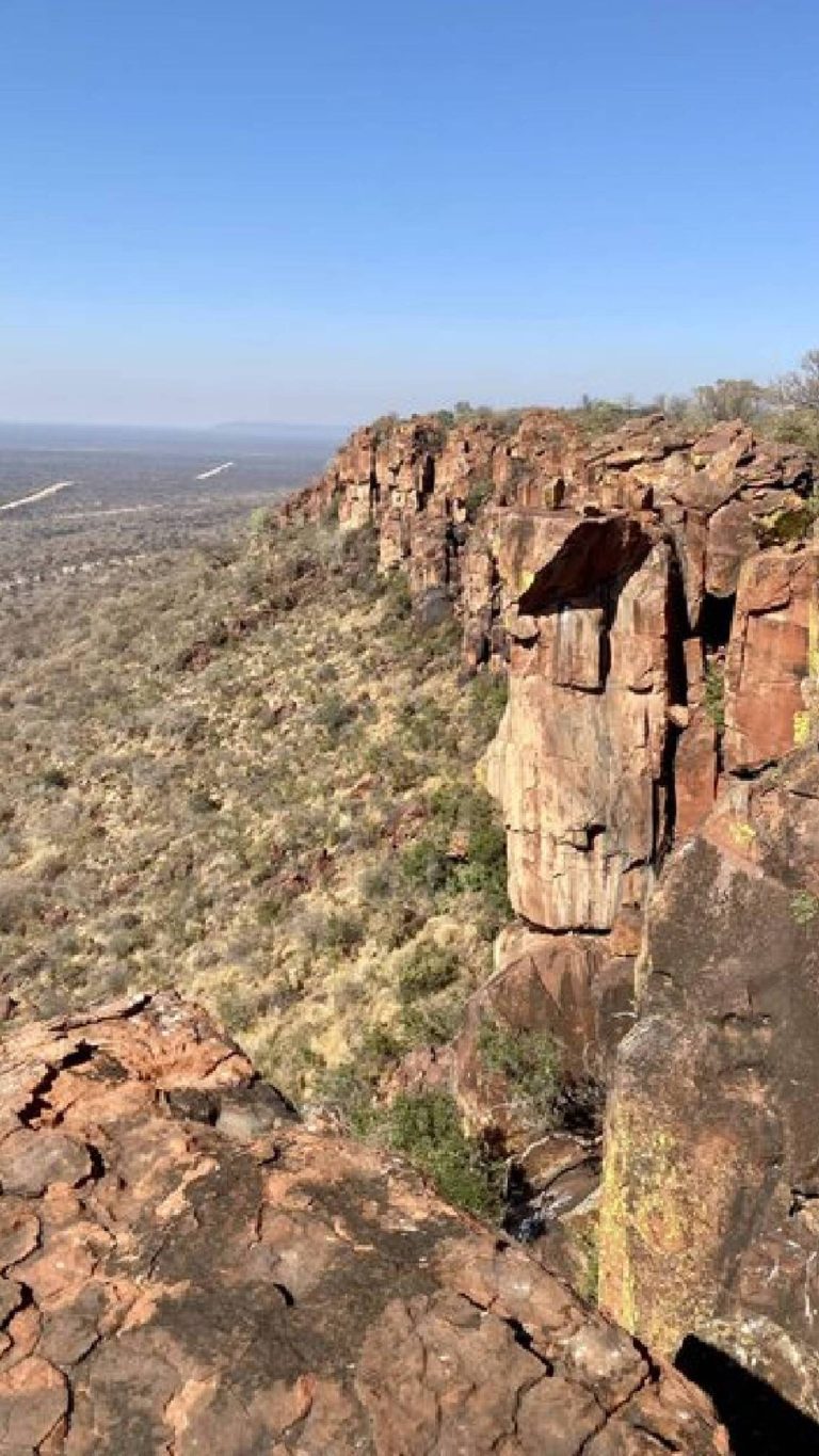 Waterberg plateau uitzicht in Namibië