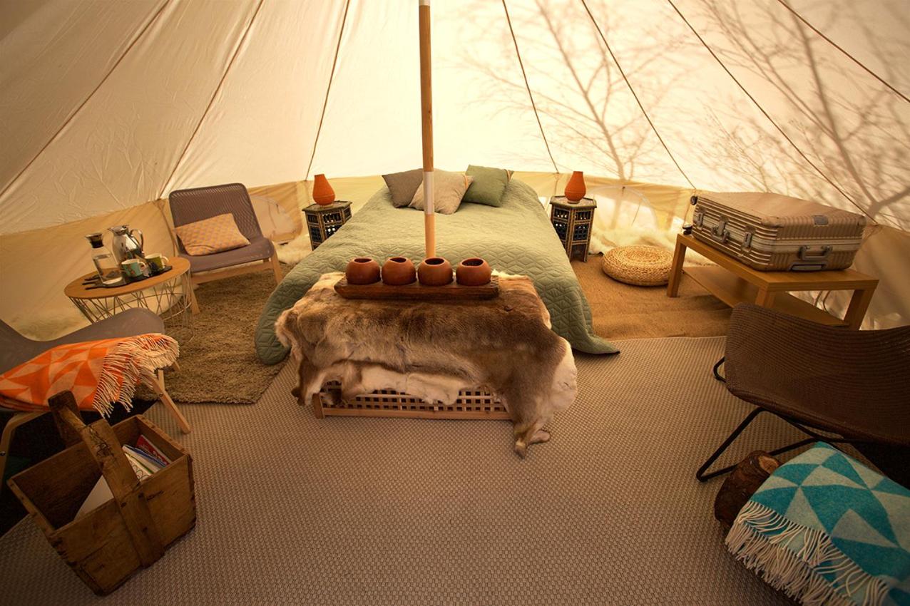 Camp Boutique slaapplek IJsland tent van binnen