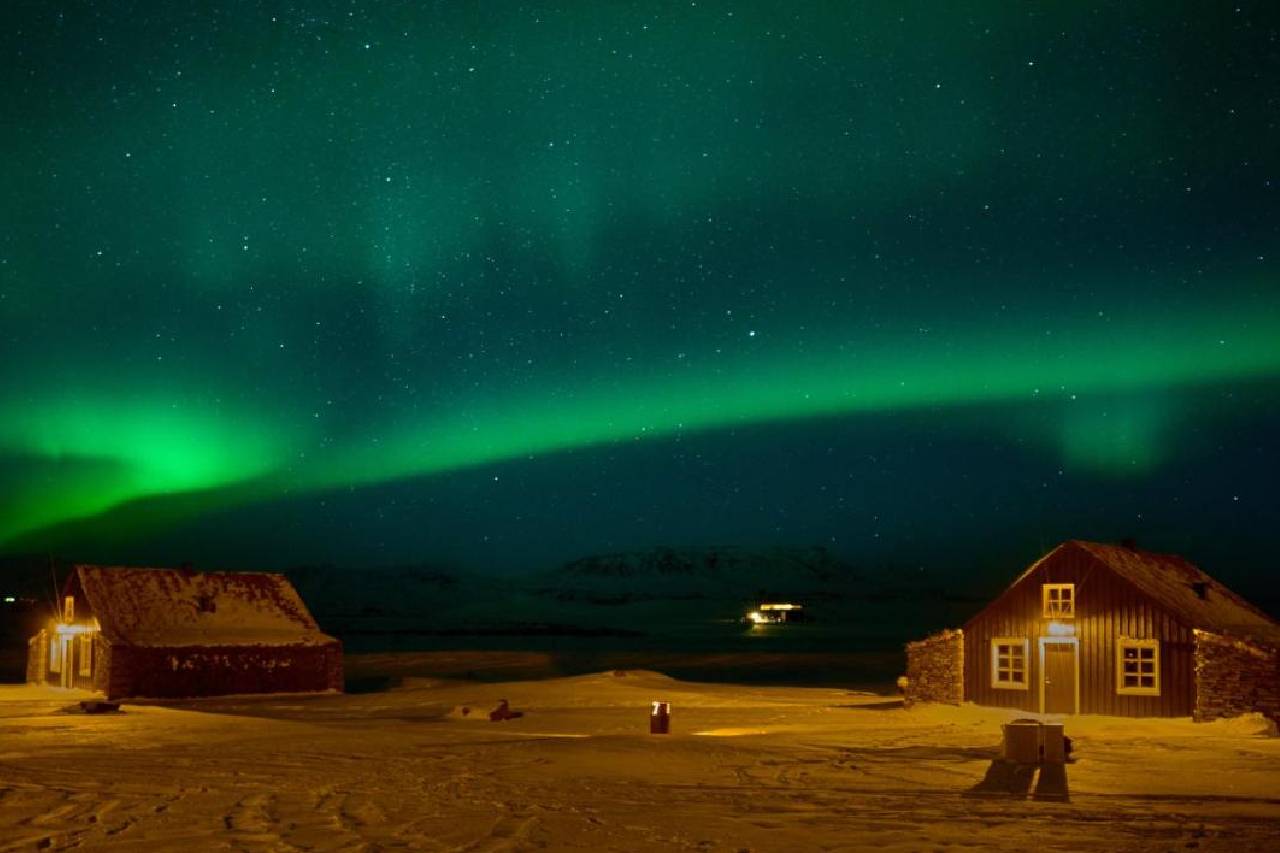 Torfhús Retreat slaapplek Noorderlicht