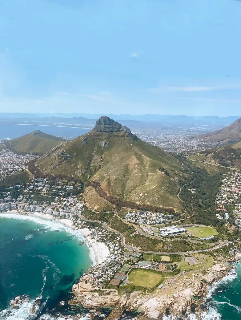 Kaapstad bezienswaardigheden vanuit de helikopter