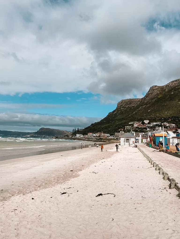 Muizenberg strand Kaapstad Zuid Afrika