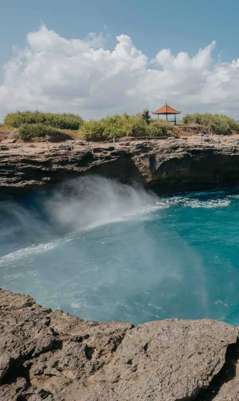 Devils tears nusa lembongan bali indonesie