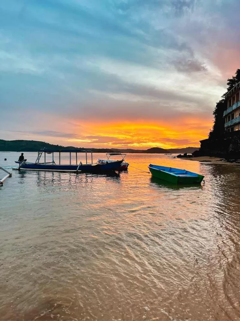 zonsondergang Gerupuk lombok