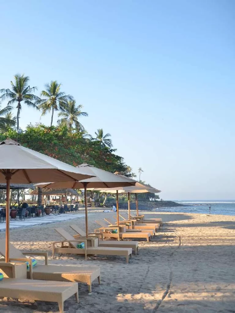 Senggigi relaxen op het strand