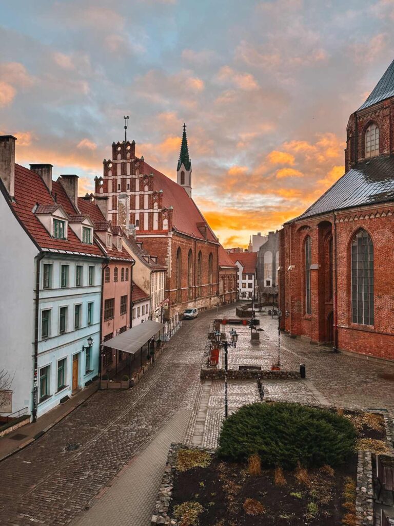 Uitzicht appartement Riga