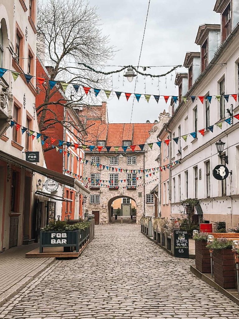 Straat in Riga