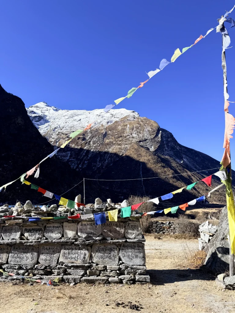 Langtang mani-walls